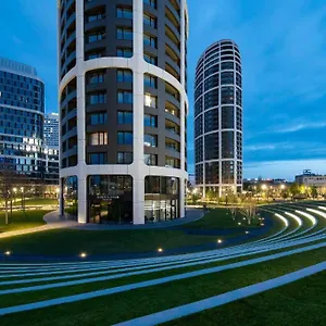Sky1 Modern Aptm With Rooftop View 30 Floor Apartment Bratislava