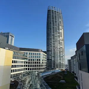 Eurovea Tower River View Down Town Bratislava